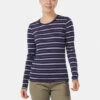 Icebreaker Wave Stripe Longsleeve Top Dames -TrendyKleed Verkoopwinkel 2210004323397 010 nl