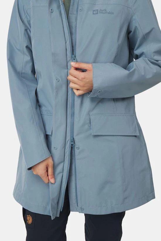 Jack Wolfskin Cape York Paradise Coat Parka Dames 13 Jack Wolfskin Cape York Paradise Coat Parka Dames - Afbeelding 11