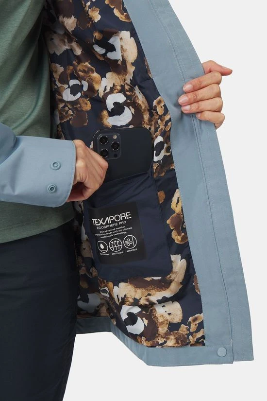 Jack Wolfskin Cape York Paradise Coat Parka Dames 14 Jack Wolfskin Cape York Paradise Coat Parka Dames - Afbeelding 12