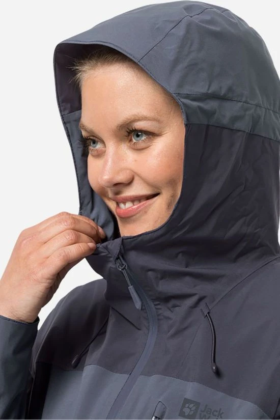 Jack Wolfskin Go Hike Jacket Hardshell Dames 5 Jack Wolfskin Go Hike Jacket Hardshell Dames - Afbeelding 3