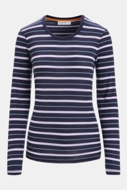 Icebreaker Wave Stripe Longsleeve Top Dames -TrendyKleed Verkoopwinkel b11bab0095 4190 06 nl