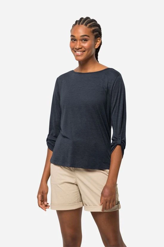 Jack Wolfskin Coral Coast 3/4 Tee Dames 3 Jack Wolfskin Coral Coast 3/4 Tee Dames